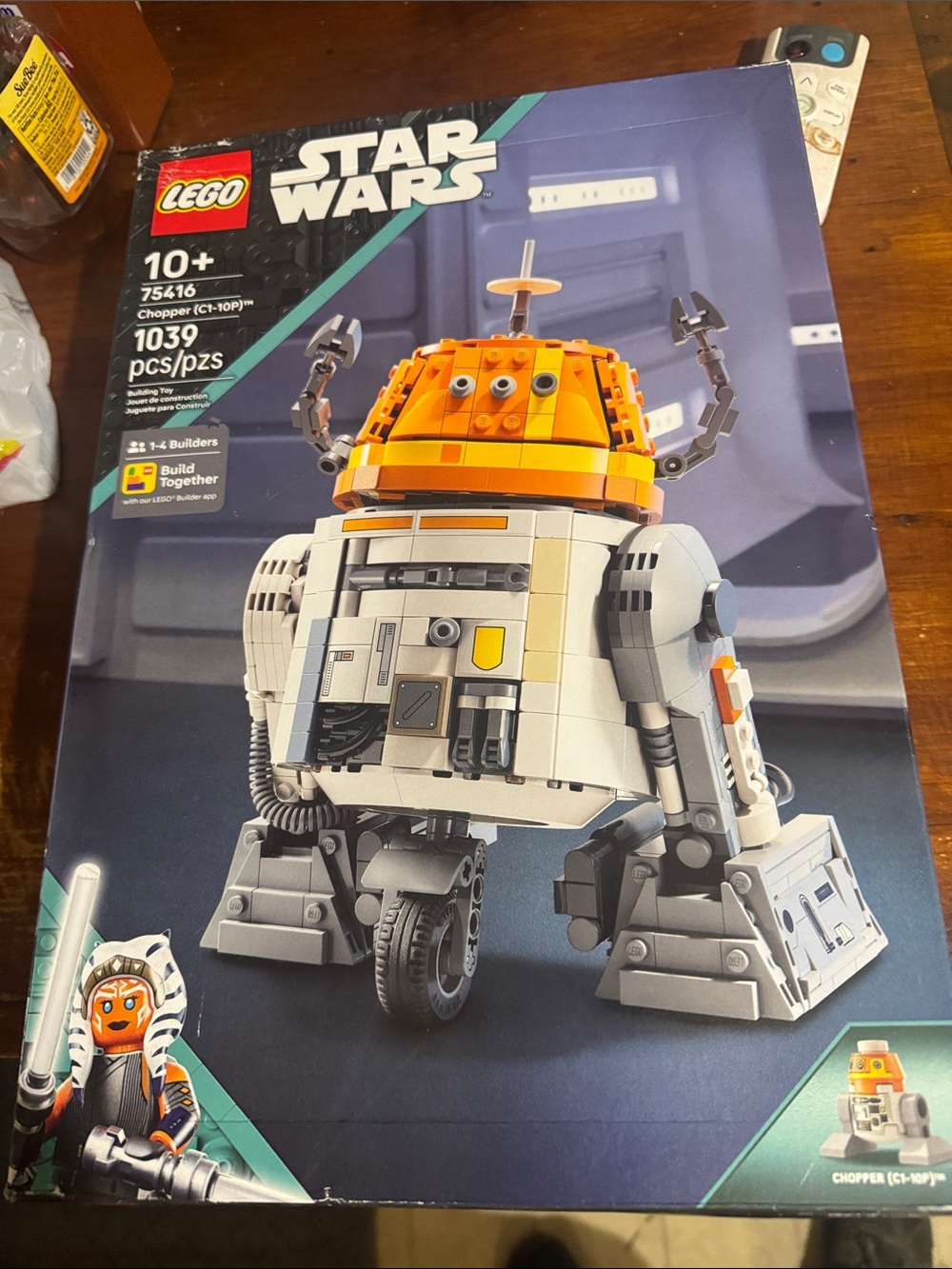 Lego Star Wars Chopper (C1-10P) Orange, White & Gray Building Set